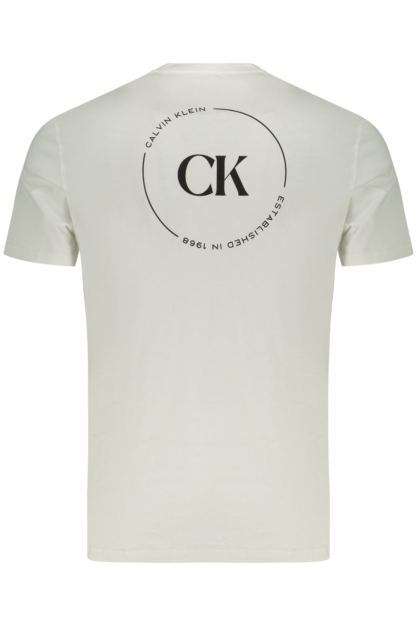 Calvin Klein Herren-T-Shirt Mit Kurzen Ärmeln, Weiss Zweitbild