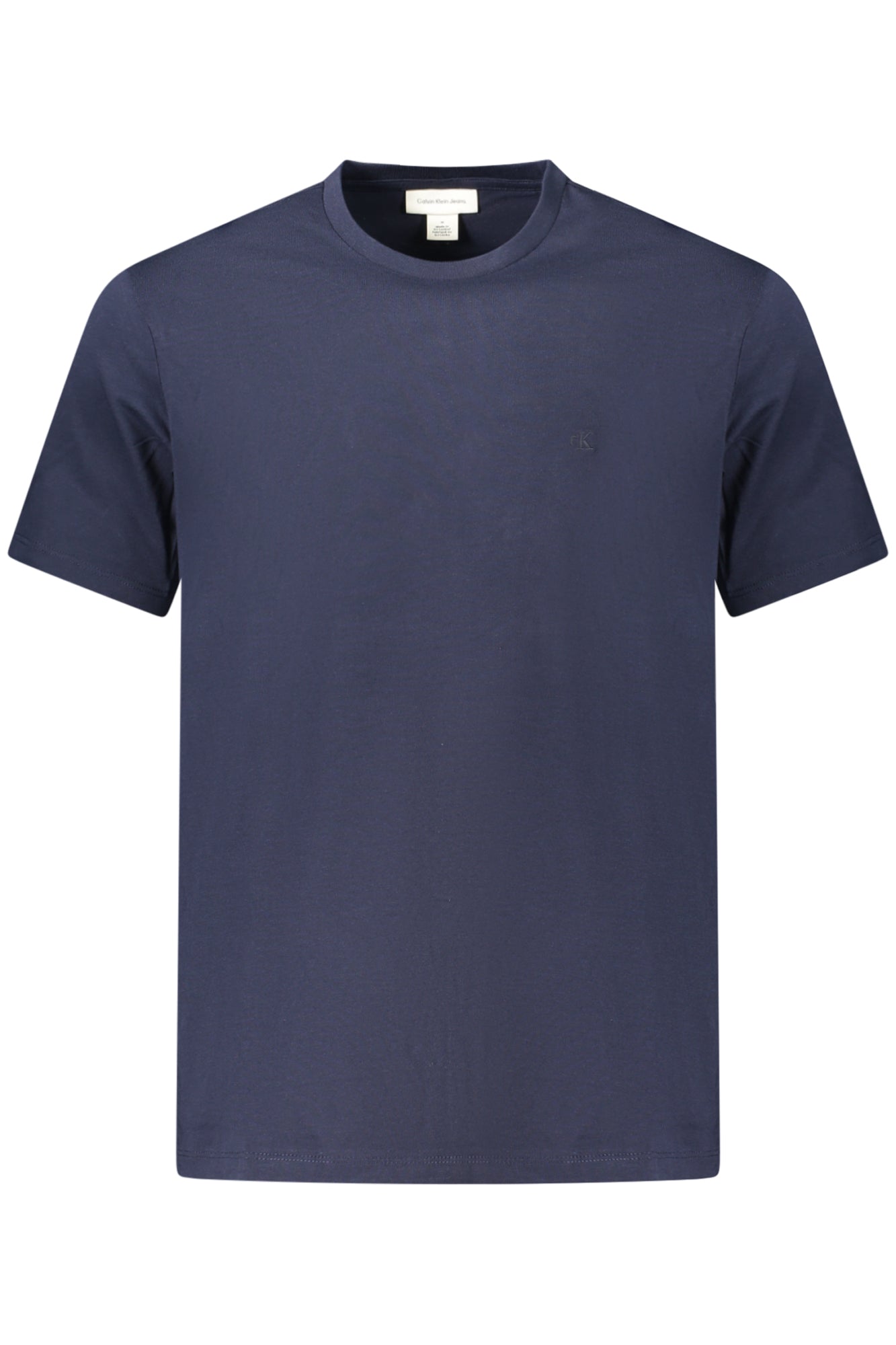 Calvin Klein Herren Kurzarm T-Shirt Weiss Blau