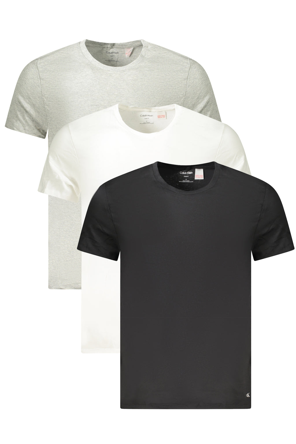 CALVIN KLEIN HERREN KURZARM T-SHIRT GRAU