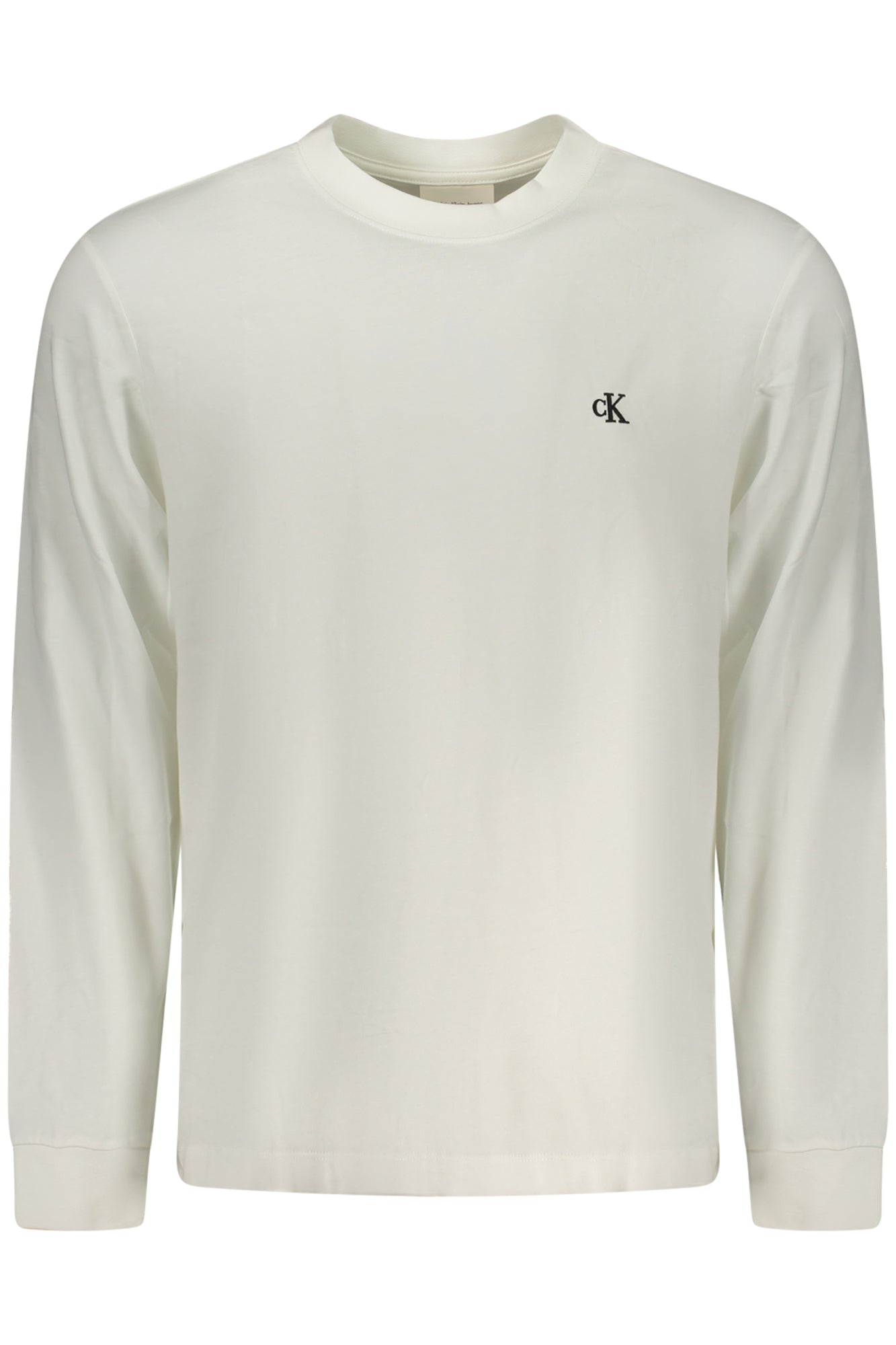 CALVIN KLEIN Herren Langarm-T-Shirt Weiss – Klassisches Basic aus Baumwolle Zweitbild