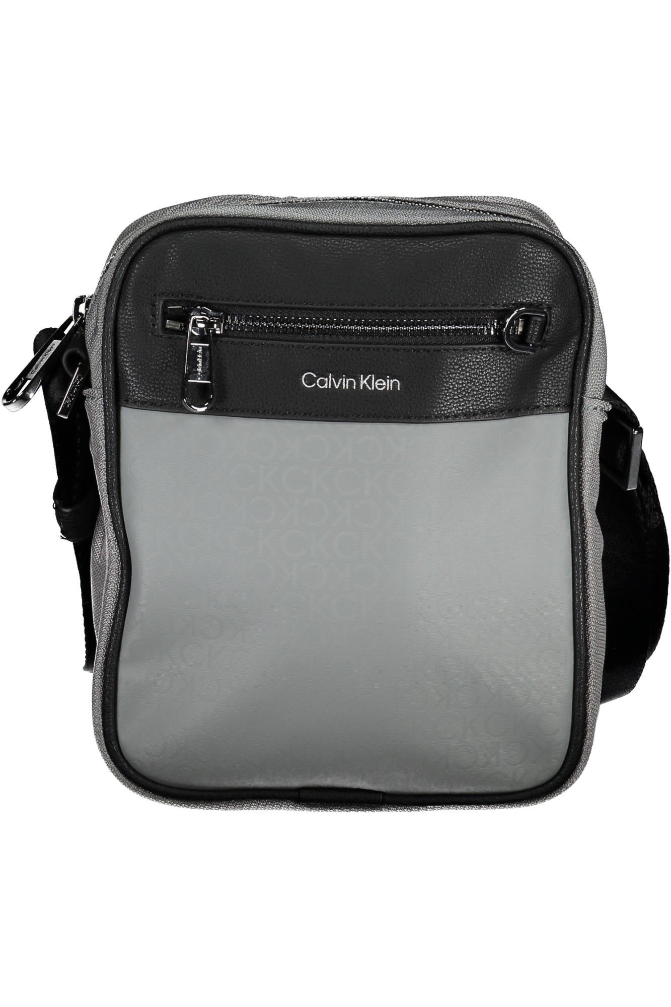 CALVIN KLEIN Umhängetasche Herren Grau – Recyceltes Polyester, verstellbarer Gurt Grau