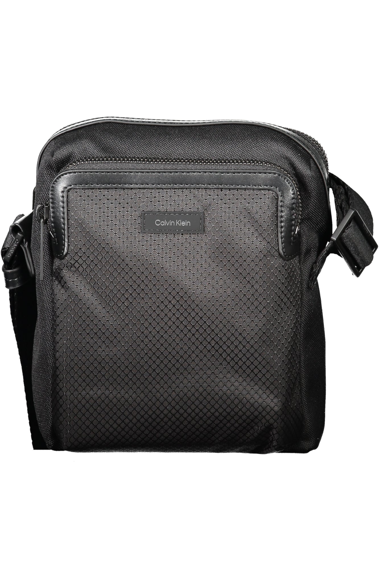 CALVIN KLEIN Herren Schultertasche Schwarz – Recyceltes Polyester & verstellbarer Gurt Schwarz Hauptbild