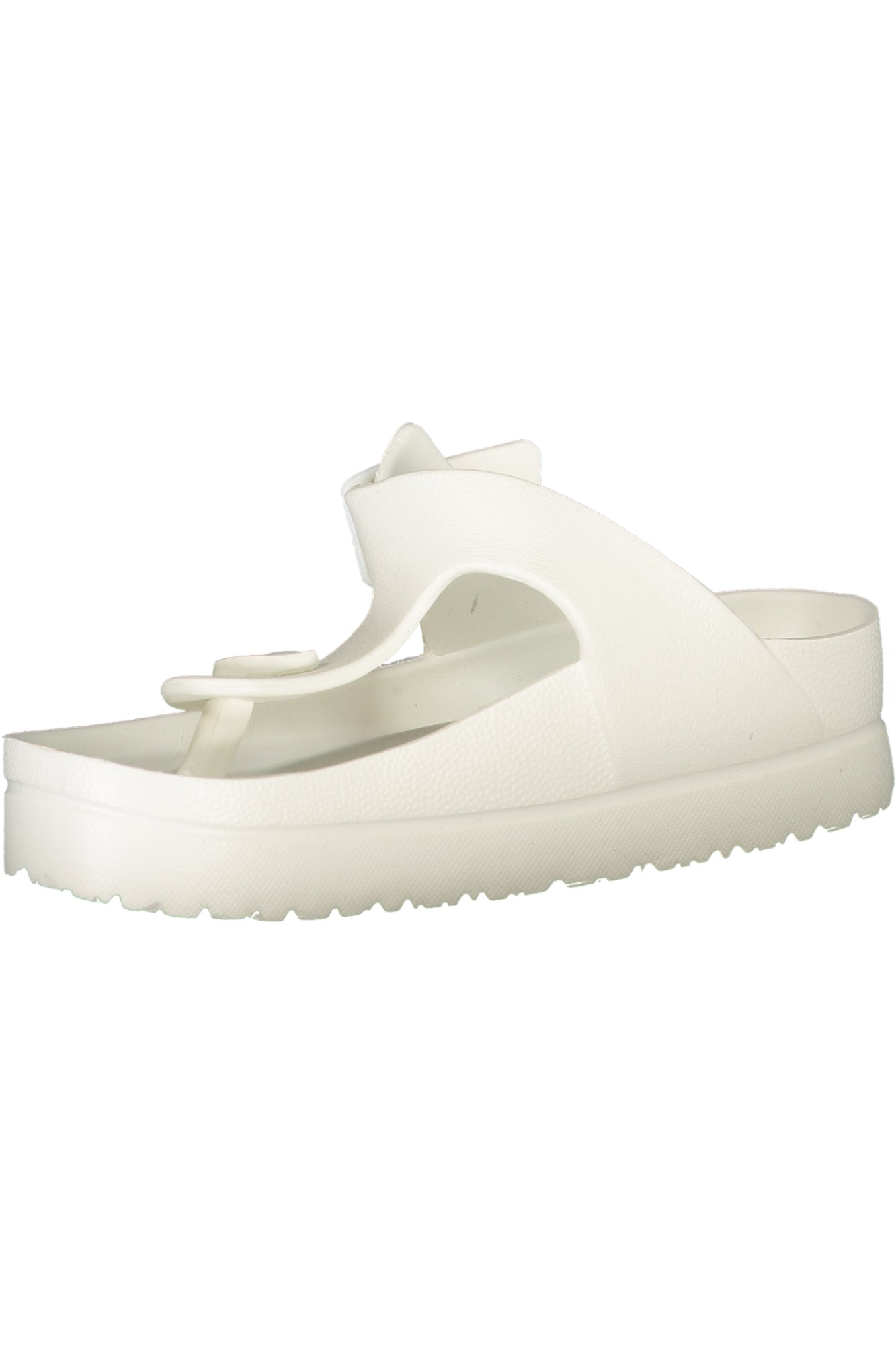 CARRERA Hausschuhe Damen – Weiße Flip-Flops mit Knöchelschnalle | soulluna.de Weiß