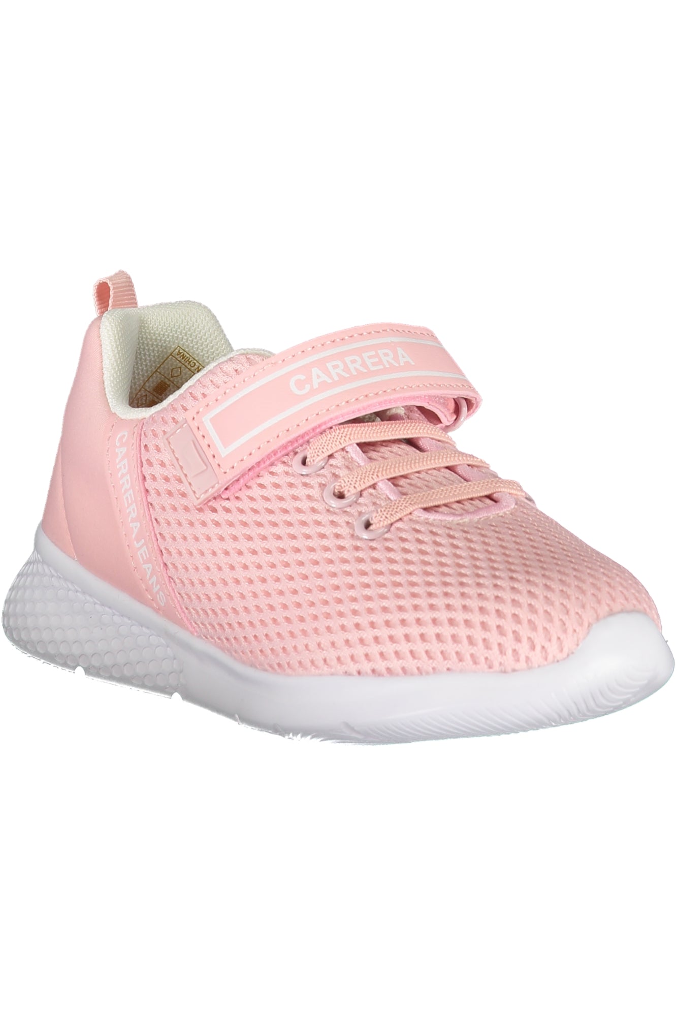Carrera Sportschuhe Mädchen – Rote Sneaker mit elastischen Schnürsenkern für Frühjahr/Sommer Rosa