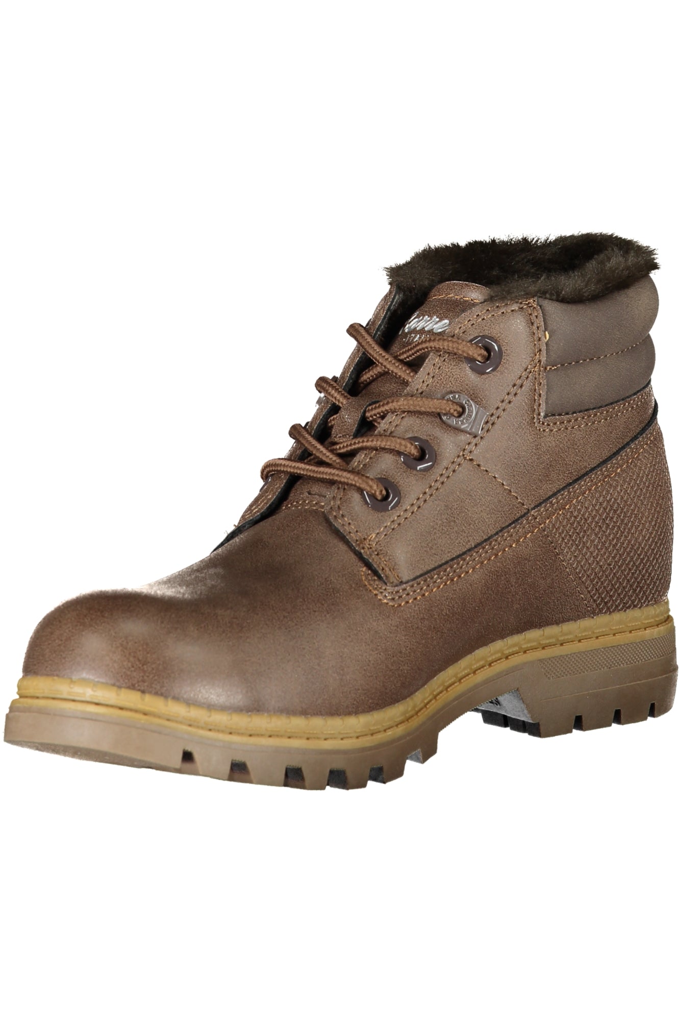 Carrera Beige Damenschuhstiefel – Stiefeletten für Damen mit Schnürsenkeln | soulluna.de Braun