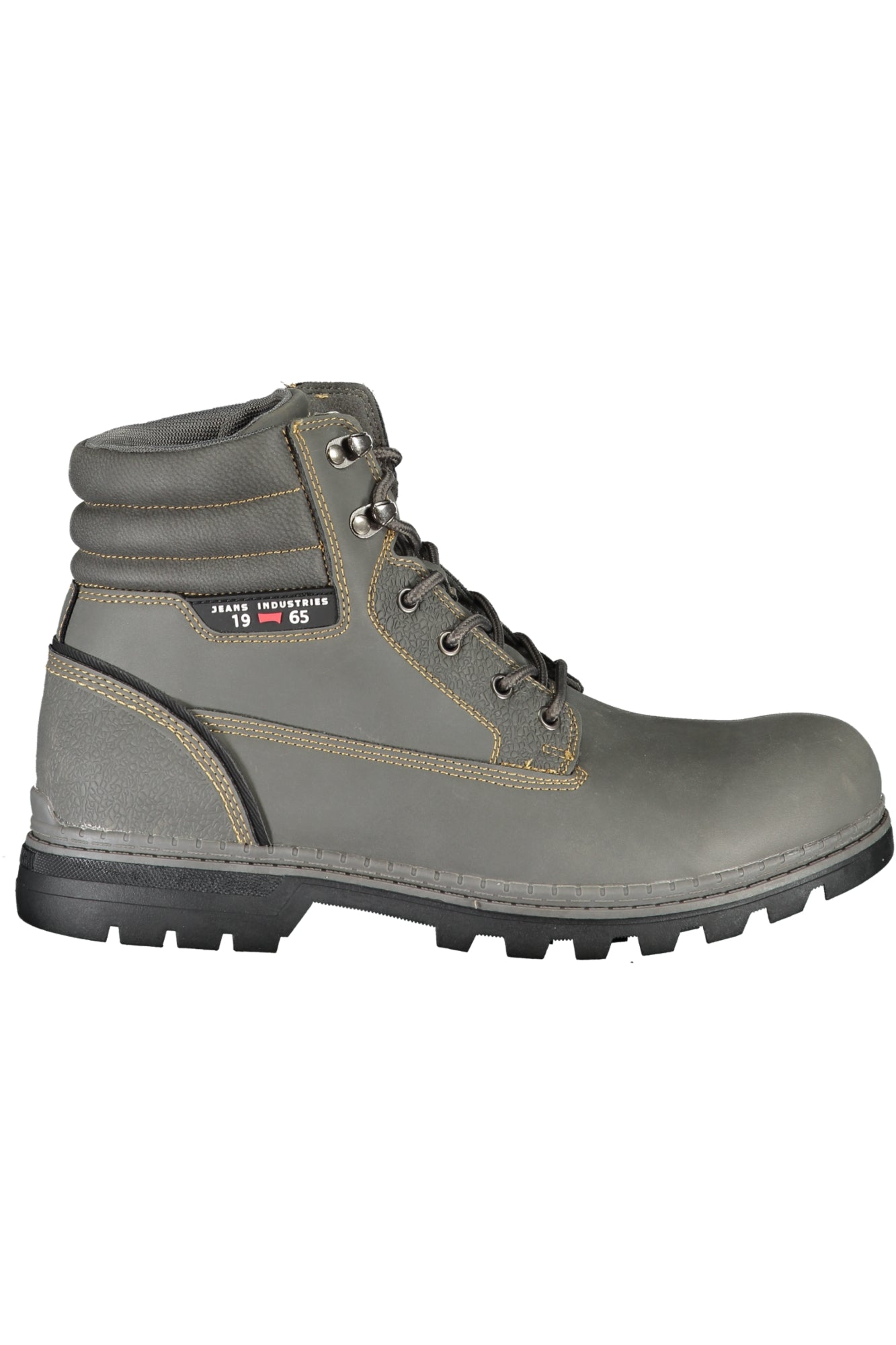 Carrera Graue Herren-Stiefeletten – Schnürstiefel mit Kontrastdetails für Herbst/Winter Grau