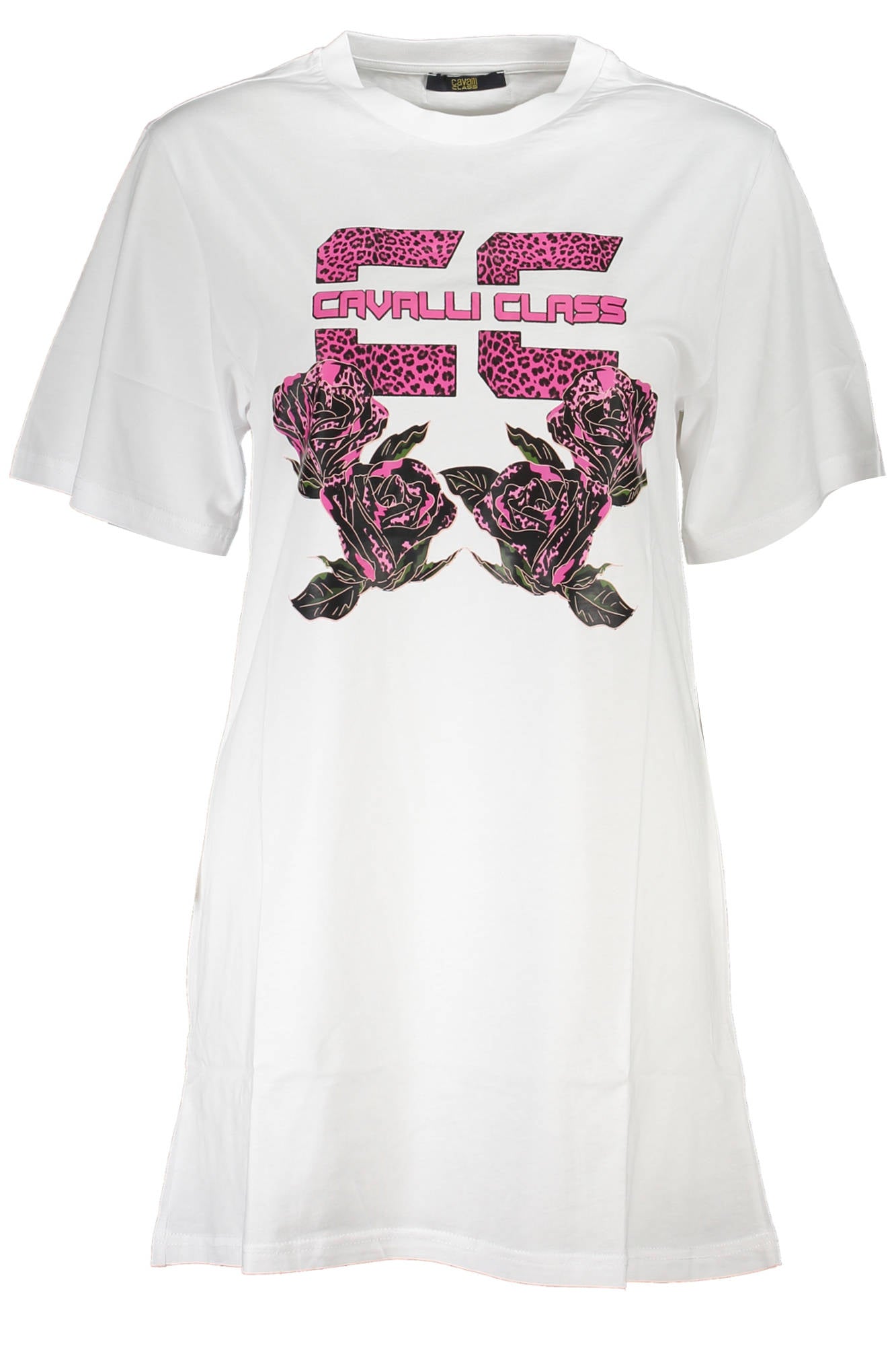 CAVALLI CLASS KURZES KLEID DAMEN WEISS