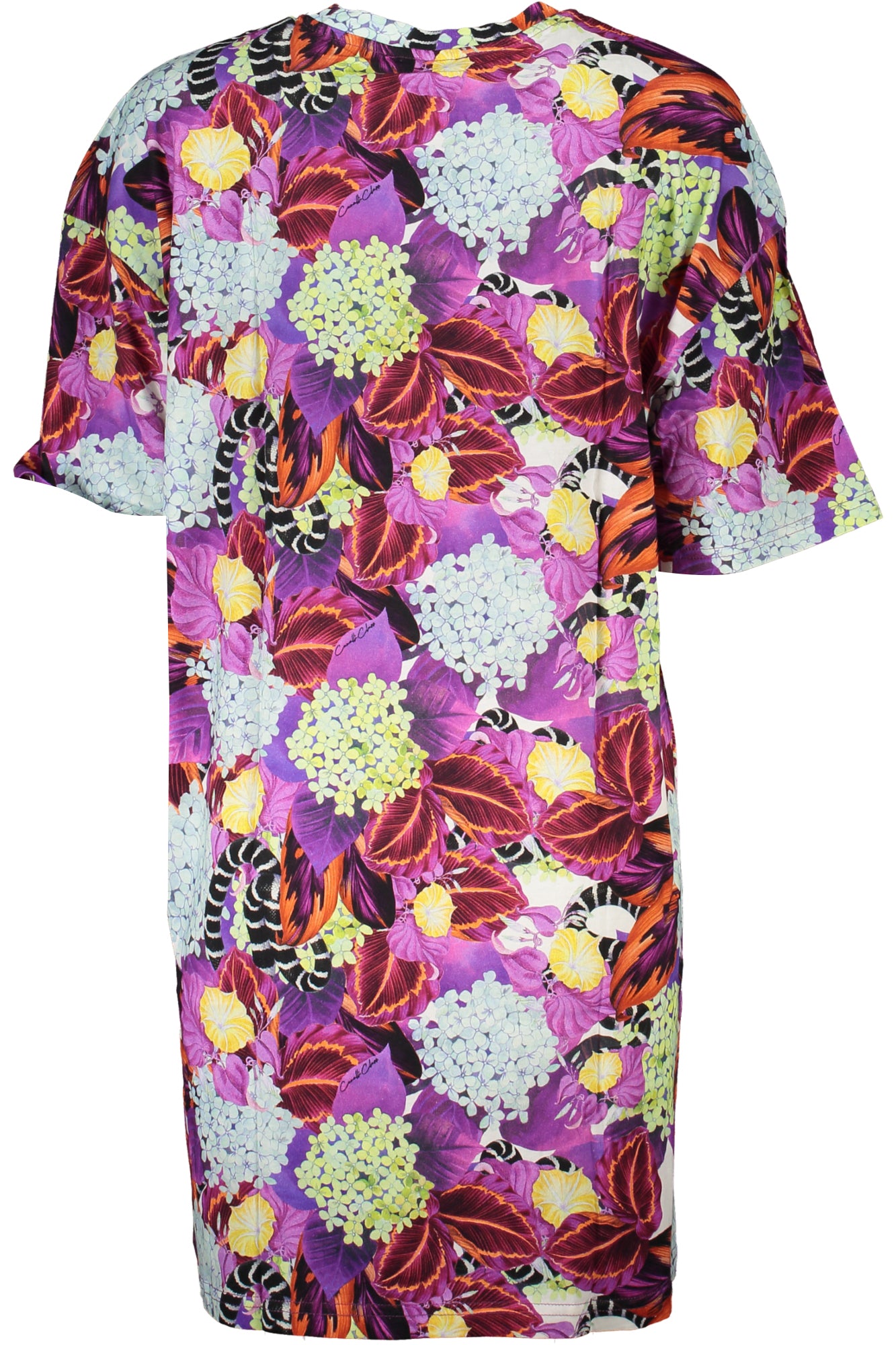 KURZES KLEID FÜR DAMEN DER CAVALLI-KLASSE, LILA