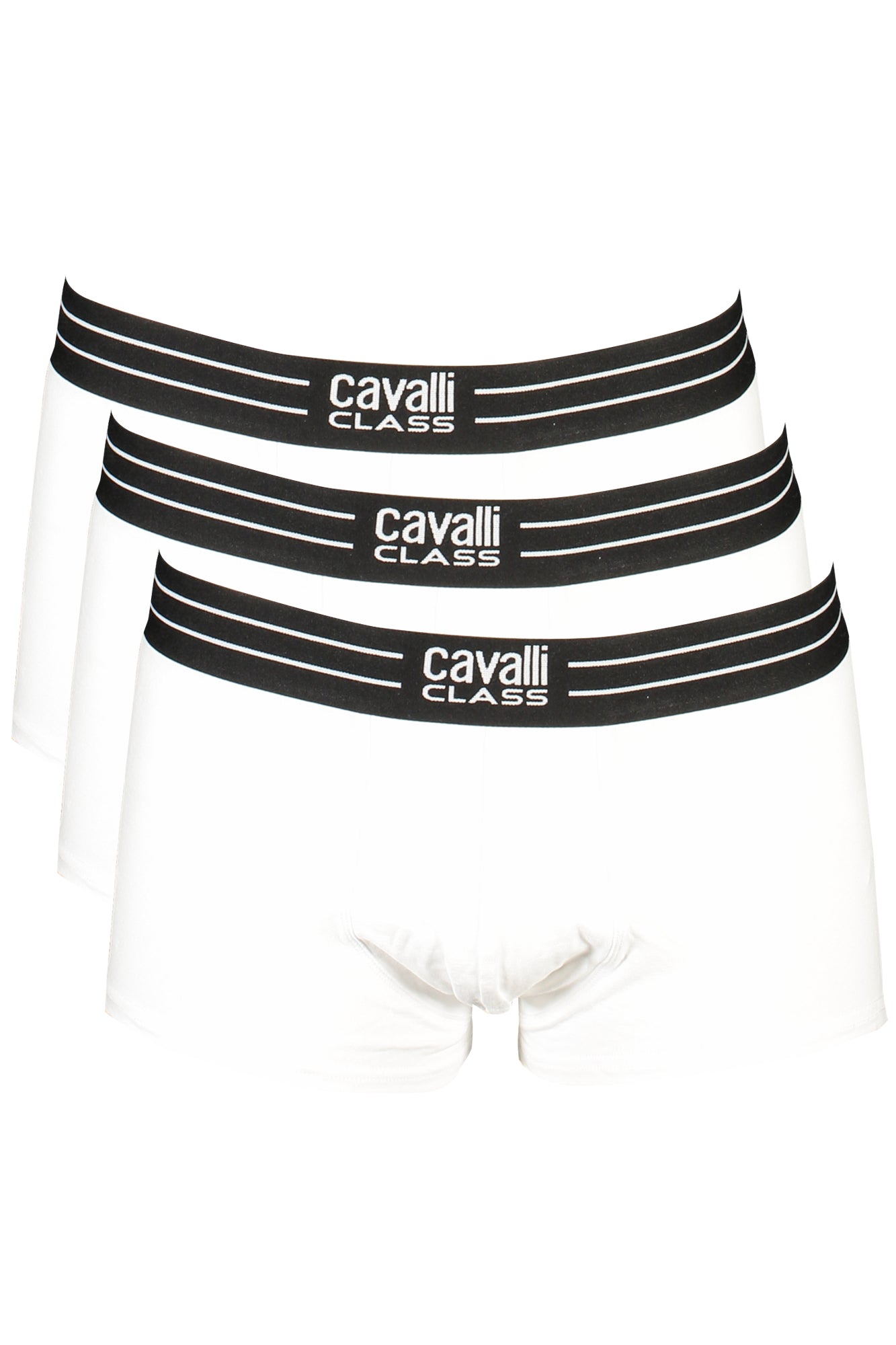 CAVALLI CLASS Herren Unterwäsche – mit elastischem Bund Weiß