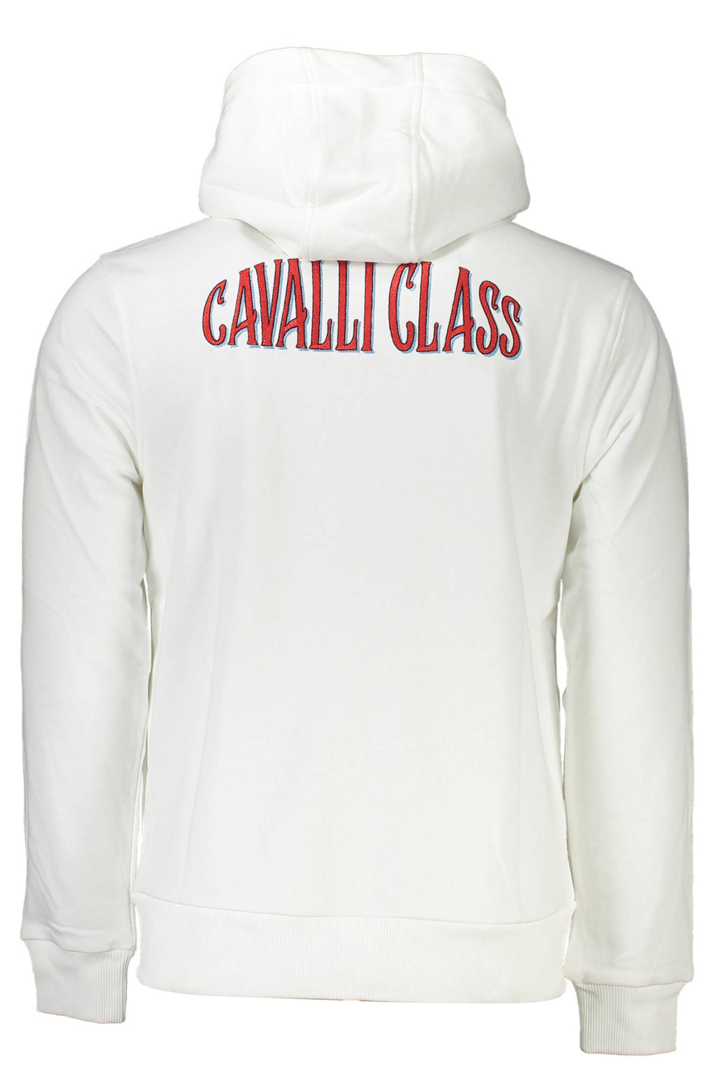 CAVALLI CLASS HERREN-SWEATSHIRT MIT REISSVERSCHLUSS WEISS