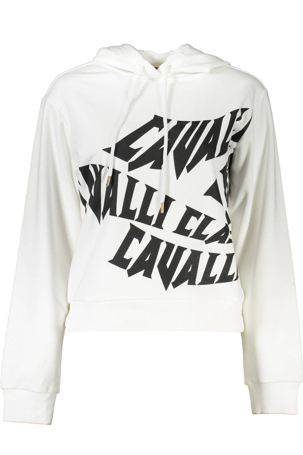 CAVALLI CLASS SWEATSHIRT OHNE REISSVERSCHLUSS DAMEN WEISS