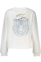 CAVALLI CLASS SWEATSHIRT OHNE REISSVERSCHLUSS DAMEN WEISS