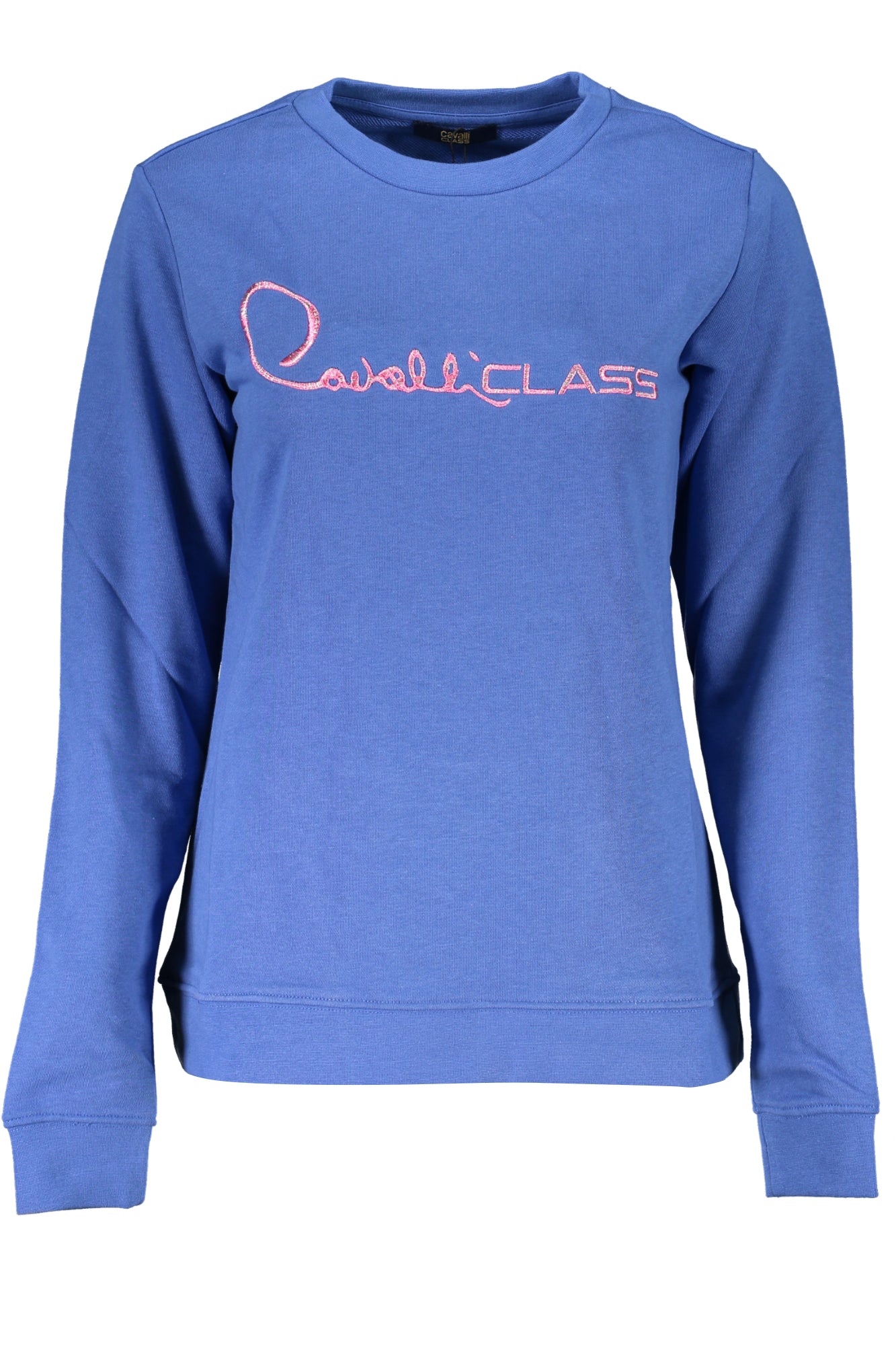 Cavalli Class Damen-Sweatshirt mit Reißverschluss Blau – Bequemes Freizeit-Sweatshirt Blau