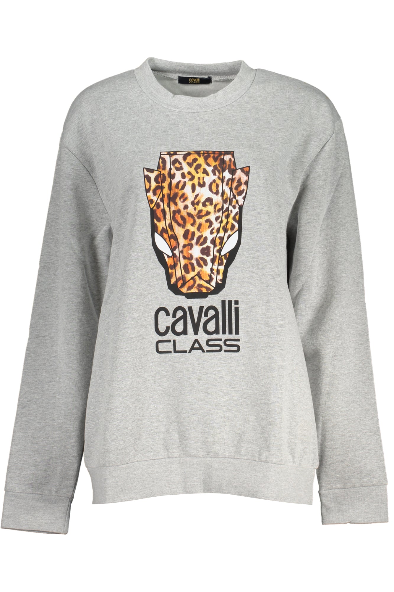 CAVALLI CLASS GRAUES SWEATSHIRT MIT REISSVERSCHLUSS FÜR DAMEN Hauptbild