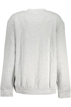 CAVALLI CLASS GRAUES SWEATSHIRT MIT REISSVERSCHLUSS FÜR DAMEN