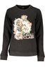 CAVALLI CLASS DAMEN-SWEATSHIRT MIT REISSVERSCHLUSS SCHWARZ