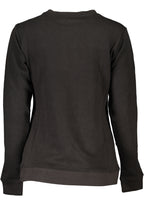 CAVALLI CLASS DAMEN-SWEATSHIRT MIT REISSVERSCHLUSS SCHWARZ