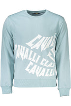 CAVALLI CLASS SWEATSHIRT OHNE REISSVERSCHLUSS HERREN HELLBLAU