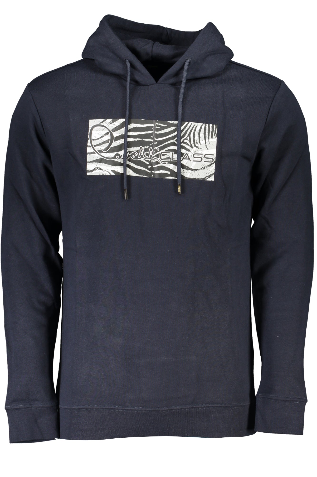 CAVALLI CLASS Herren Sweatshirt – mit Kapuze, Fleece Blau