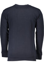 CAVALLI CLASS BLAUES SWEATSHIRT FÜR HERREN MIT REISSVERSCHLUSS