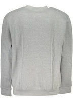 CAVALLI CLASS GRAUES REISSVERSCHLUSS-SWEATSHIRT FÜR MÄNNER