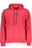 CAVALLI CLASS Herren Sweatshirt – mit Kapuze, Langarm Rot