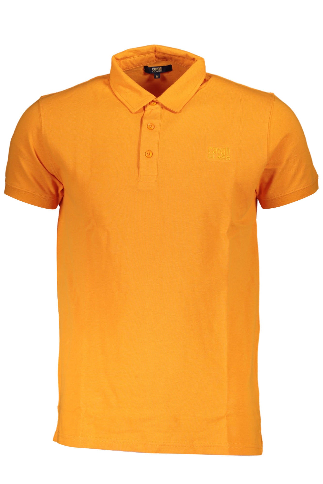 Cavalli Class Poloshirt Herren Orange – Kurzarm Polo aus 100% Baumwolle Orange
