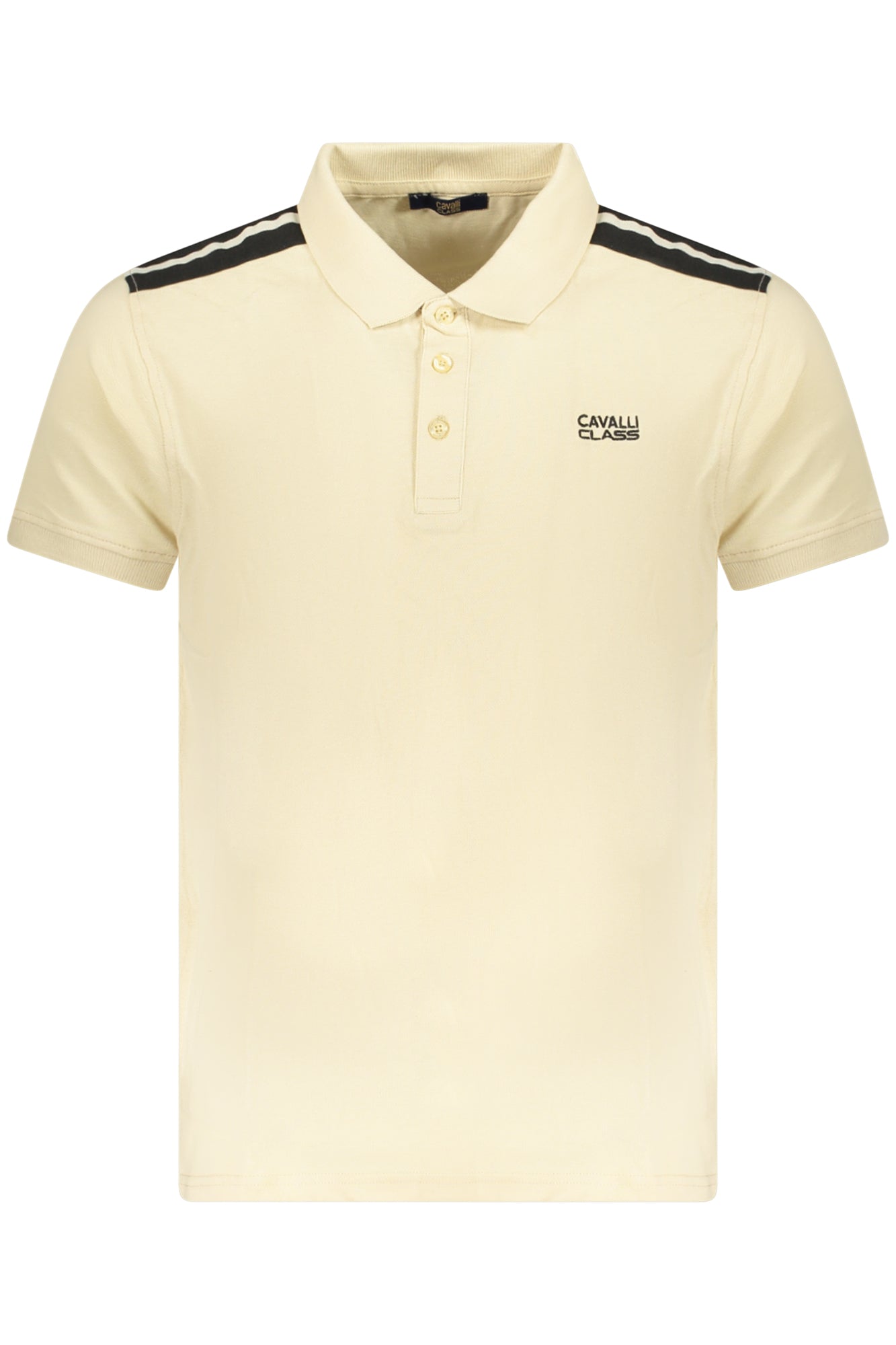 CAVALLI CLASS POLO KURZARM HERREN BEIGE Hauptbild