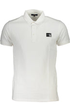 CAVALLI CLASS POLO KURZARM HERREN WEISS