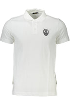CAVALLI CLASS POLO KURZARM HERREN WEISS