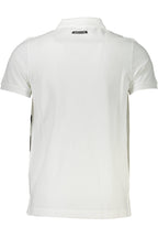 CAVALLI CLASS POLO KURZARM HERREN WEISS