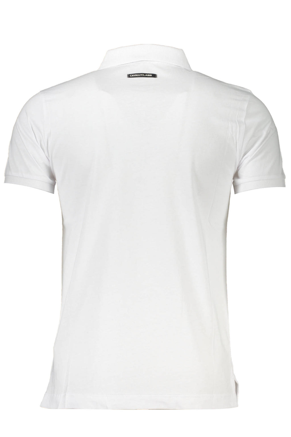 CAVALLI CLASS POLO KURZARM HERREN WEISS
