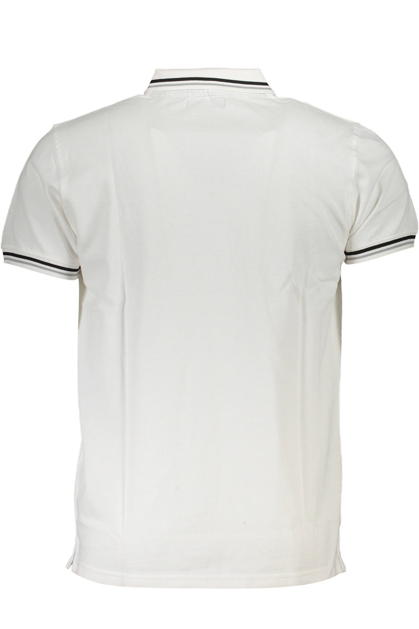 CAVALLI CLASS POLO KURZARM HERREN WEISS