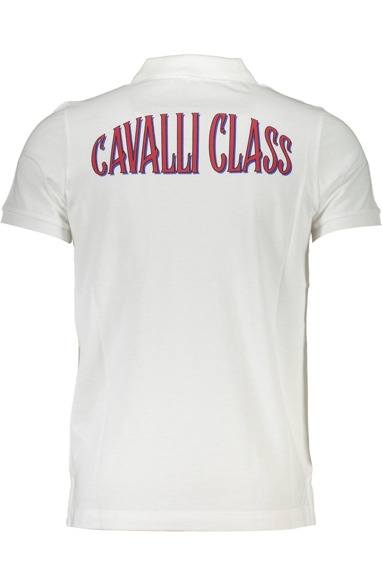 CAVALLI CLASS POLO KURZARM HERREN WEISS Zweitbild