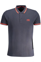 CAVALLI CLASS HERREN-KURZÄRMELIGES POLOSHIRT BLAU