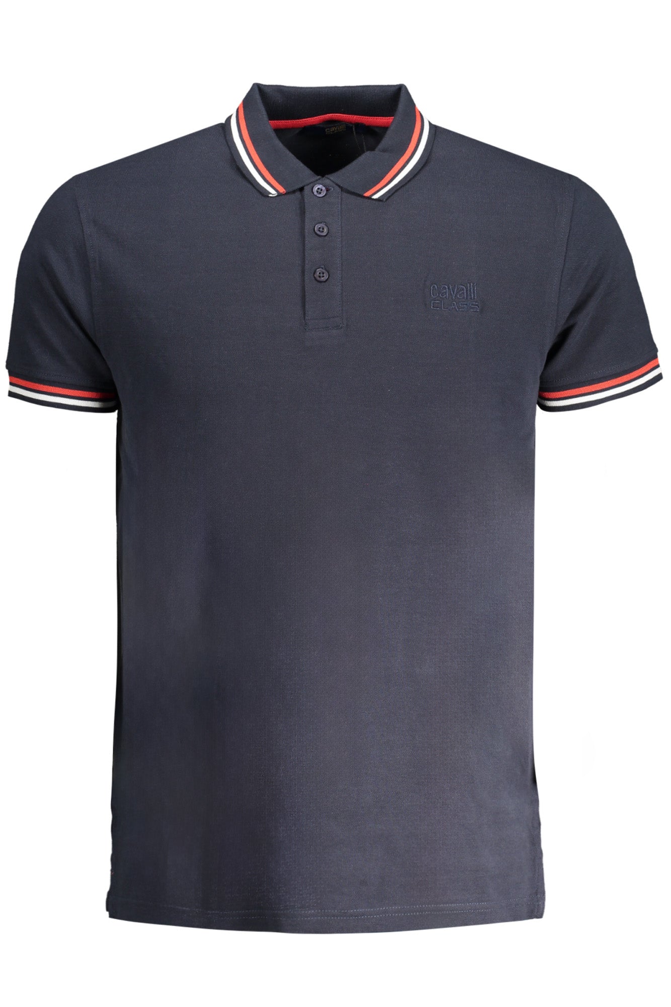 CAVALLI CLASS HERREN-KURZÄRMELIGES POLOSHIRT BLAU Hauptbild