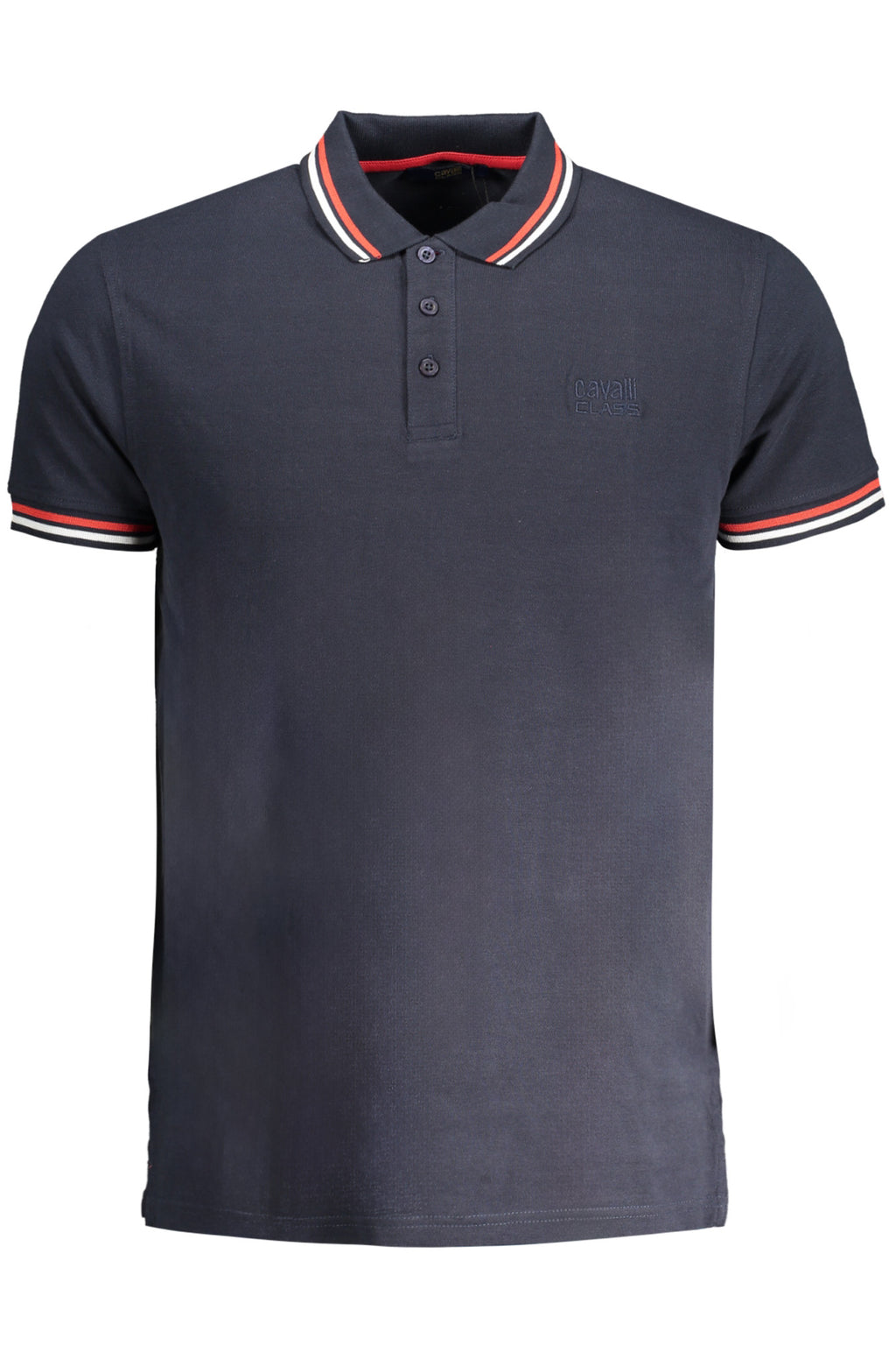 CAVALLI CLASS HERREN-KURZÄRMELIGES POLOSHIRT BLAU