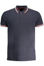 CAVALLI CLASS HERREN-KURZÄRMELIGES POLOSHIRT BLAU