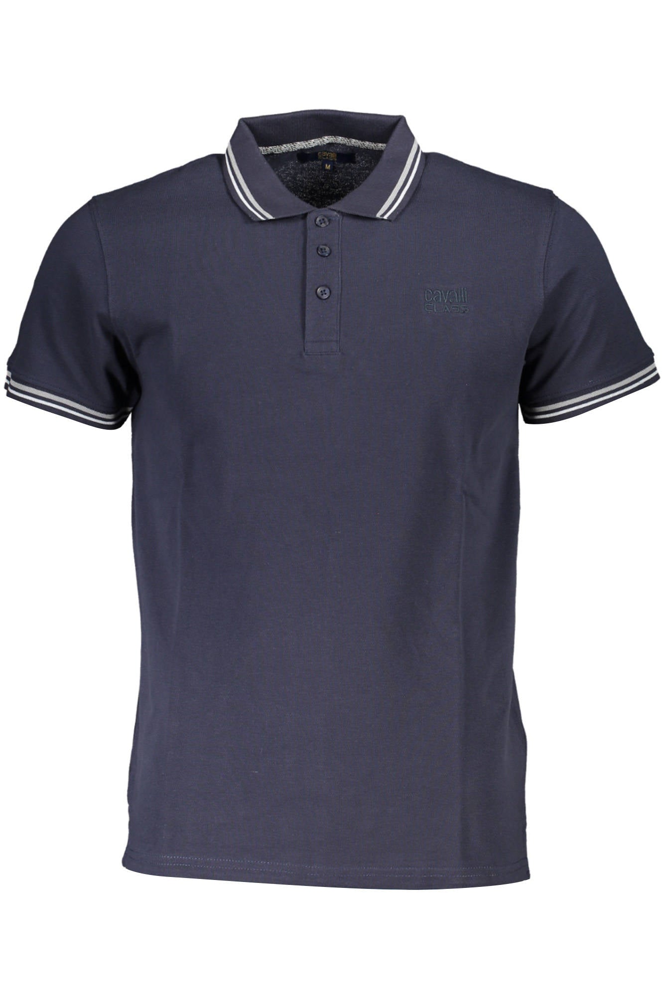 CAVALLI CLASS POLO KURZARM HERREN BLAU