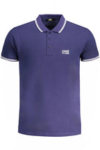 CAVALLI CLASS HERREN-KURZÄRMELIGES POLOSHIRT BLAU