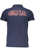 CAVALLI CLASS POLO KURZARM HERREN BLAU