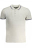 CAVALLI CLASS GRAUES KURZÄRMELIGES POLOSHIRT FÜR HERREN