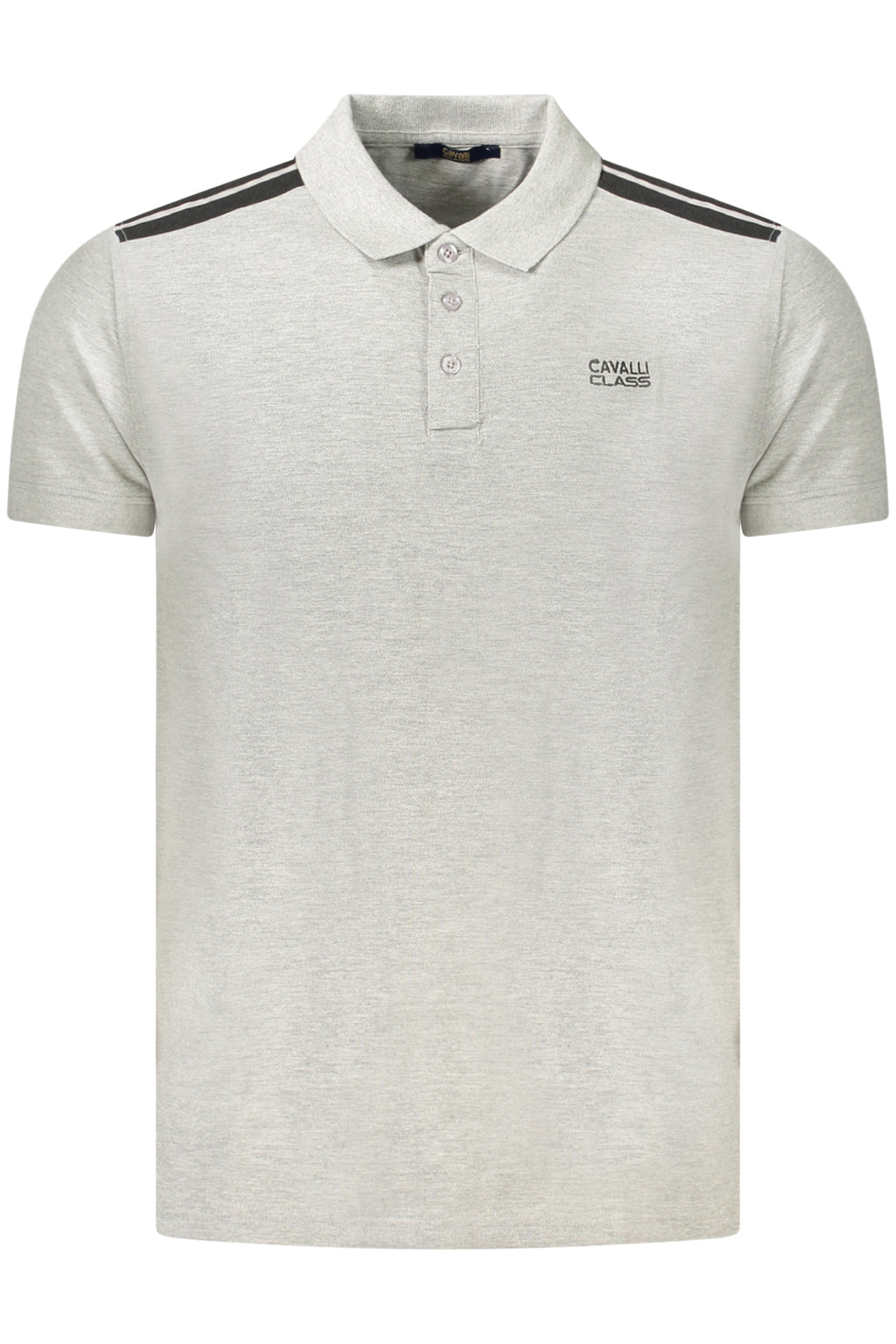 CAVALLI CLASS POLO KURZARM HERREN GRAU