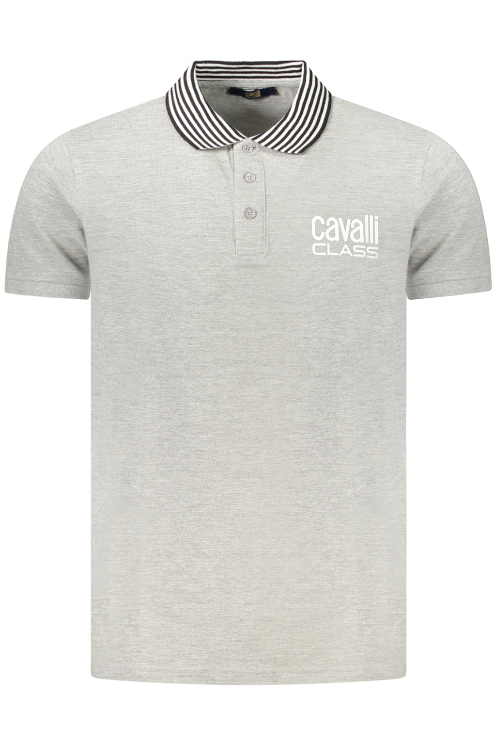 CAVALLI CLASS POLO KURZARM HERREN GRAU