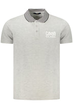 CAVALLI CLASS POLO KURZARM HERREN GRAU