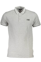 CAVALLI CLASS POLO KURZARM HERREN GRAU