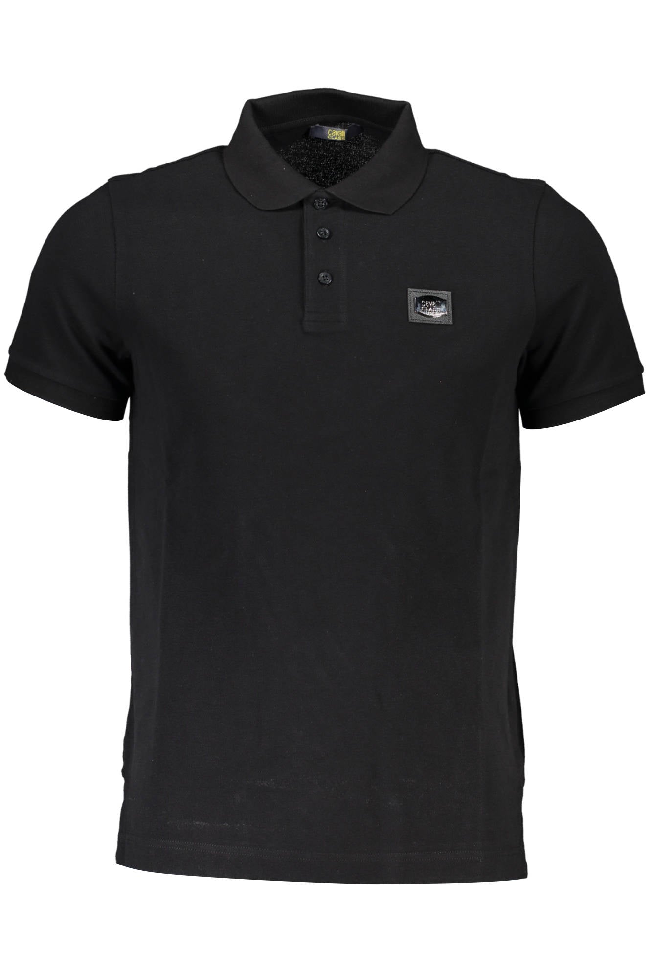 CAVALLI CLASS POLO KURZARM HERREN SCHWARZ Hauptbild