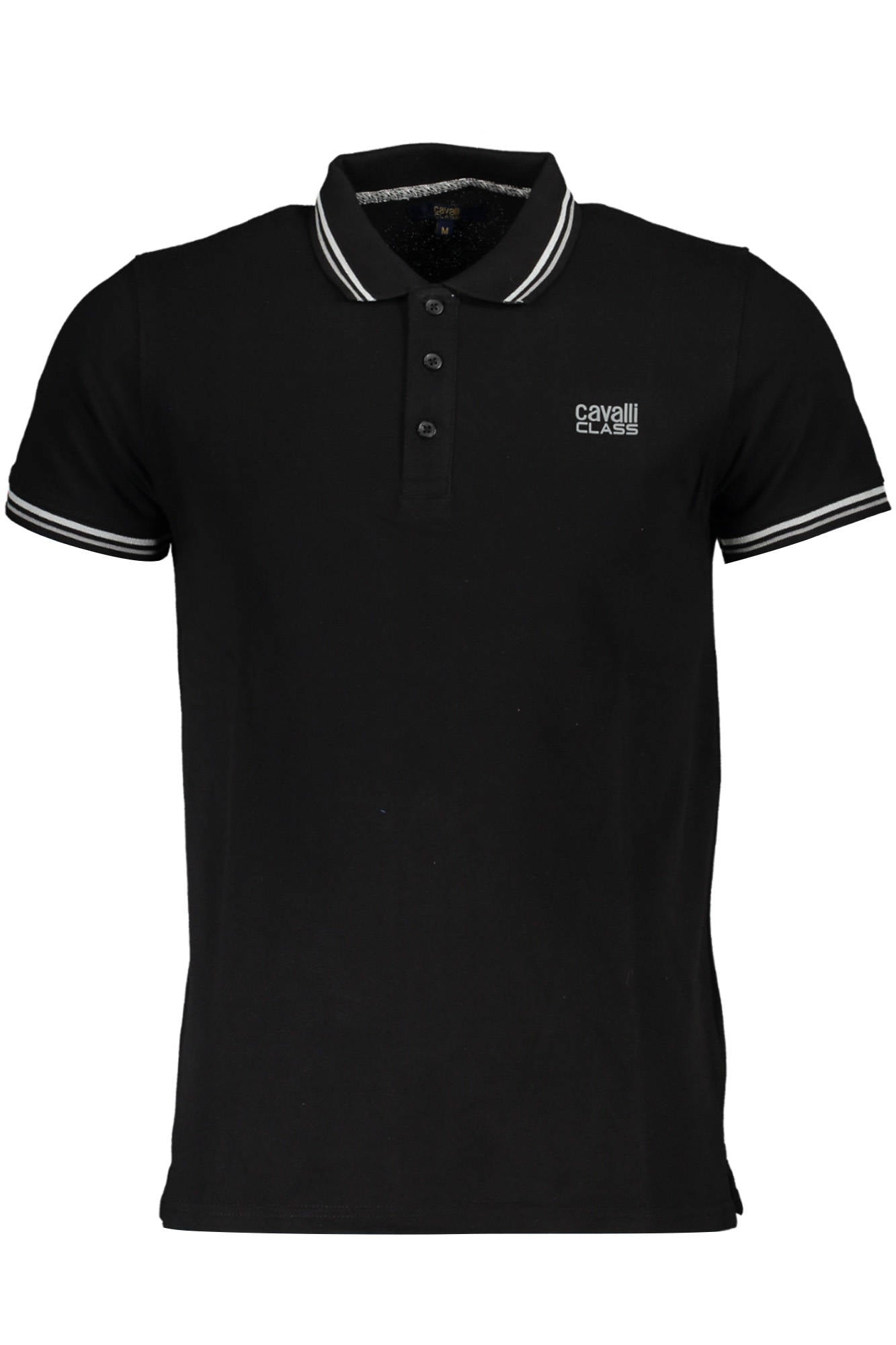CAVALLI CLASS POLO KURZARM HERREN SCHWARZ Hauptbild