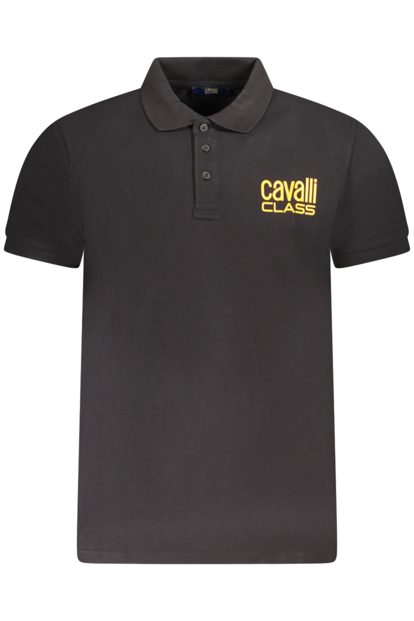 CAVALLI CLASS POLO KURZARM HERREN SCHWARZ Hauptbild