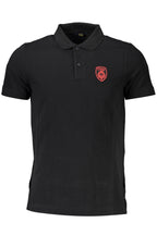 CAVALLI CLASS POLO KURZARM HERREN SCHWARZ